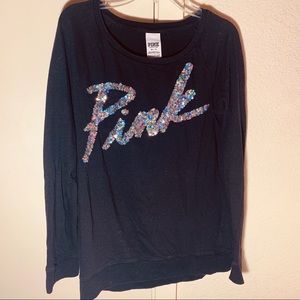 PINK Victoria's Secret Tops - 2 VS PINK SWEATSHIRTS PINK Victoria's Secret Tops - 2 VS PINK SWEATSHIRTS